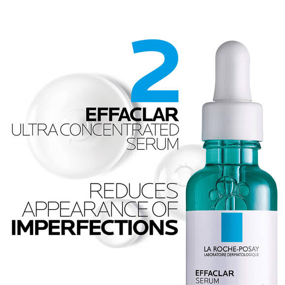 La Roche-Posay EFFA DUO(+) Serum 30ml – ultra-concentrated serum targeting blemishes, breakouts, and imperfections