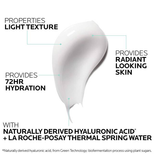 La Roche-Posay HYDRAPURE HA Legere 50ml – lightweight hyaluronic acid face moisturizer for 72hr hydration