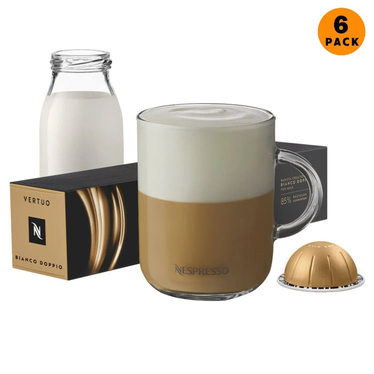 Nespresso VertuoLine Bianco Doppio Medium Roast Coffee Capsules