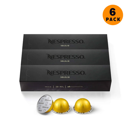 Nespresso Vertuo Line Solelio, Mild Roast Coffee, 60 Capsules