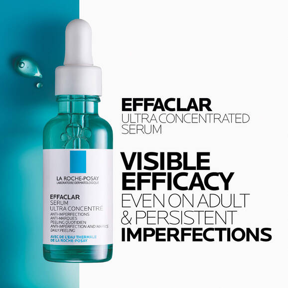 La Roche-Posay EFFA DUO(+) Serum 30ml – ultra-concentrated serum targeting blemishes, breakouts, and imperfections