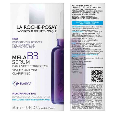 La Roche-Posay MELA B3 Serum 30ml – dark spot and discoloration correcting serum with Melasyl™ and 10% Niacinamide