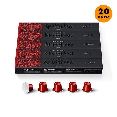 Nespresso Original Line Ispirazione Napoli, Dark Roast, 200 Capsules