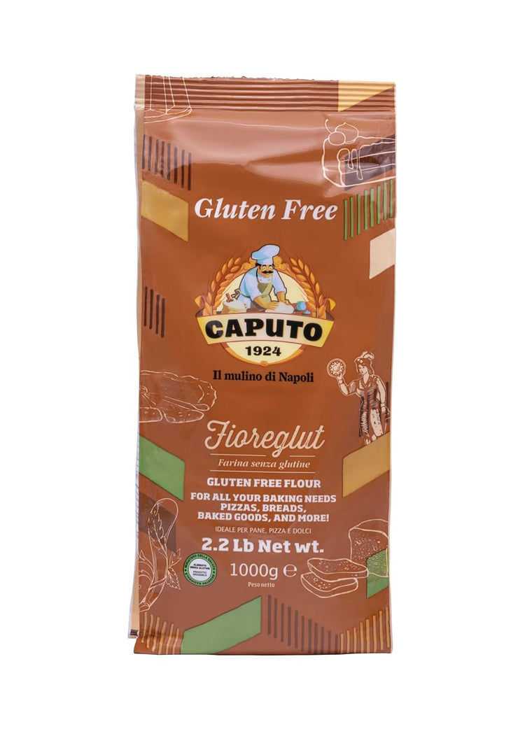 Antimo Caputo Gluten Free Pizza Flour 2.2lb - All Natural Multi Purpose Flour & Starch Blend for Baking Pizza, Bread, & Pasta