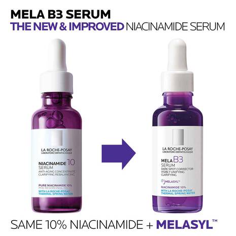 La Roche-Posay MELA B3 Serum 30ml – dark spot and discoloration correcting serum with Melasyl™ and 10% Niacinamide