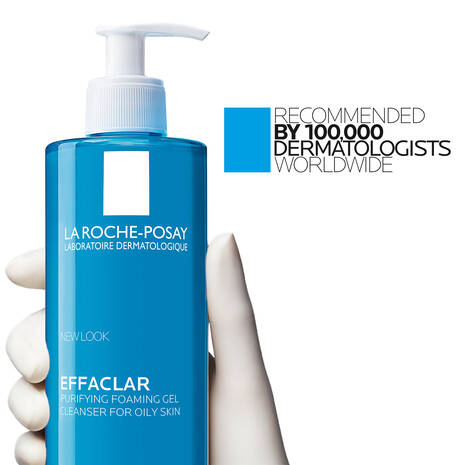 La Roche-Posay EFFACLAR Gel Moussant 400ml – foaming facial wash for oily and acne-prone skin