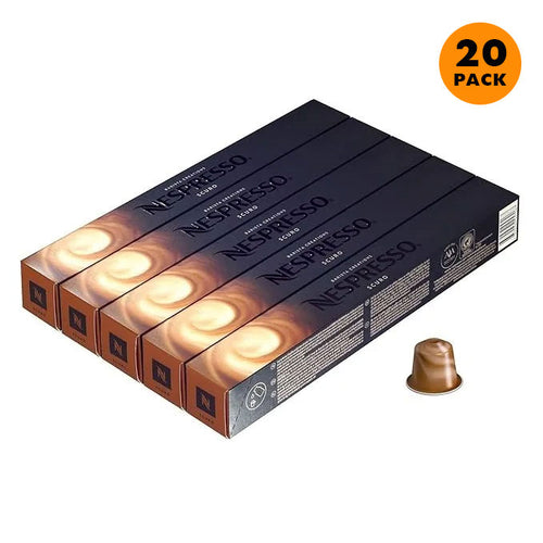 European Version Nespresso Original Line Barista Creations for Balanced Recipes with Milk: Scuro, 200 Capsules