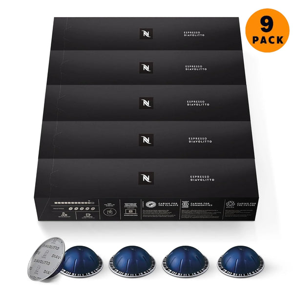 Nespresso VertuoLine Diavolitto Dark Roast Espresso Capsules