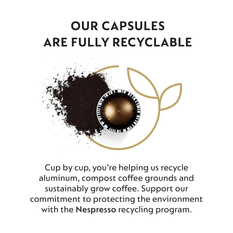 Nespresso VertuoLine Double Espresso Chiaro Medium Roast Coffee Capsules