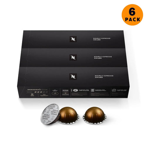 Nespresso VertuoLine Double Espresso Chiaro Medium Roast Coffee Capsules