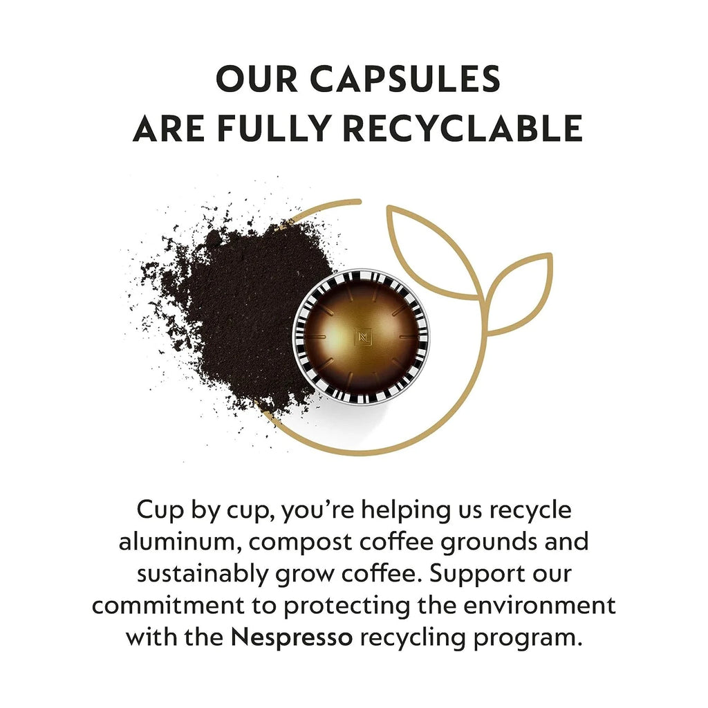 Nespresso VertuoLine Double Espresso Scuro Coffee Capsules