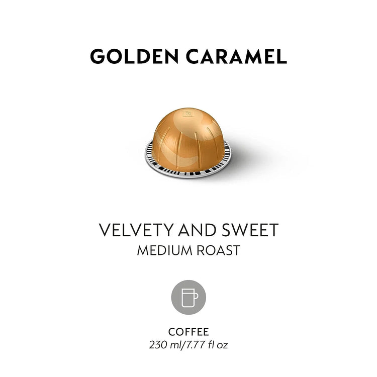 Nespresso Vertuo Line Golden Caramel Coffee Capsules