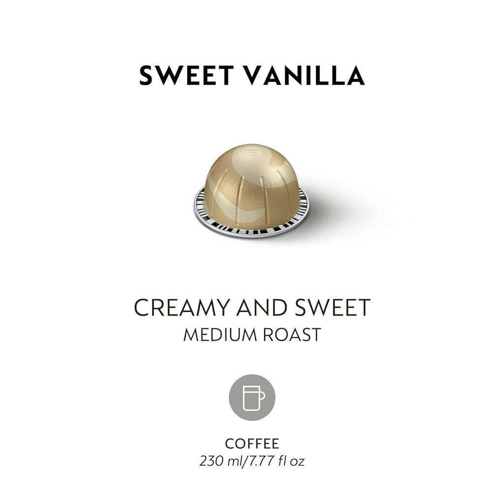 Nespresso VertuoLine Sweet Vanilla Coffee Capsules