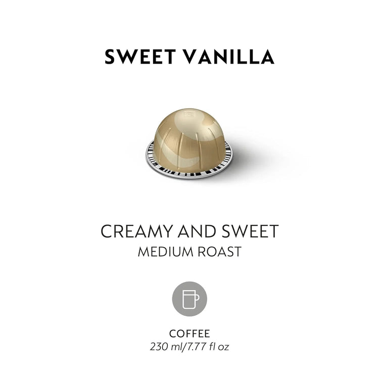 Nespresso VertuoLine Sweet Vanilla Coffee Capsules